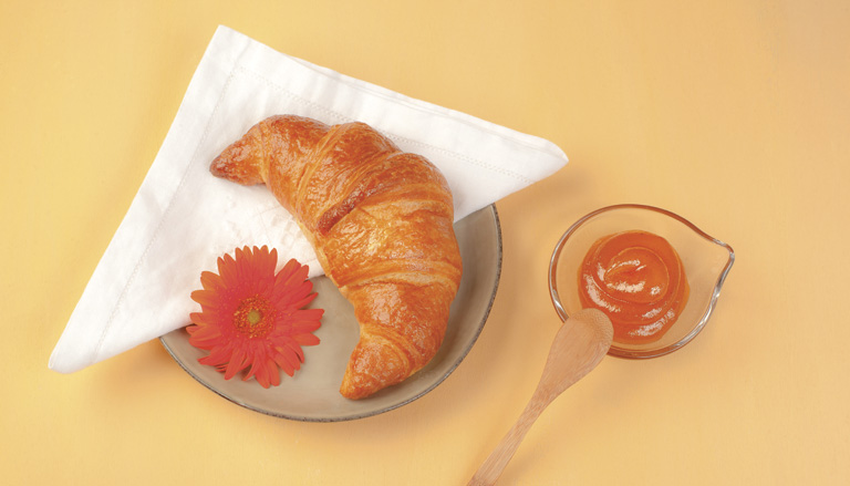 Croissant albicocca curvi