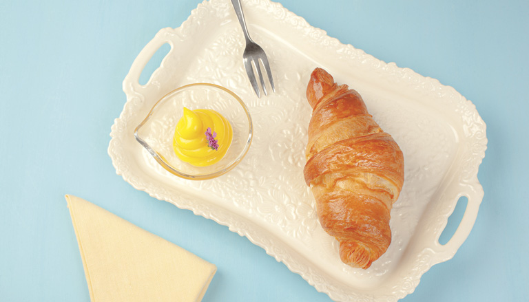 Croissant crema dritti