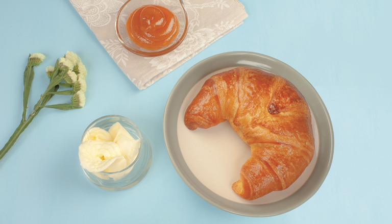 Croissant burro albicocca curvi